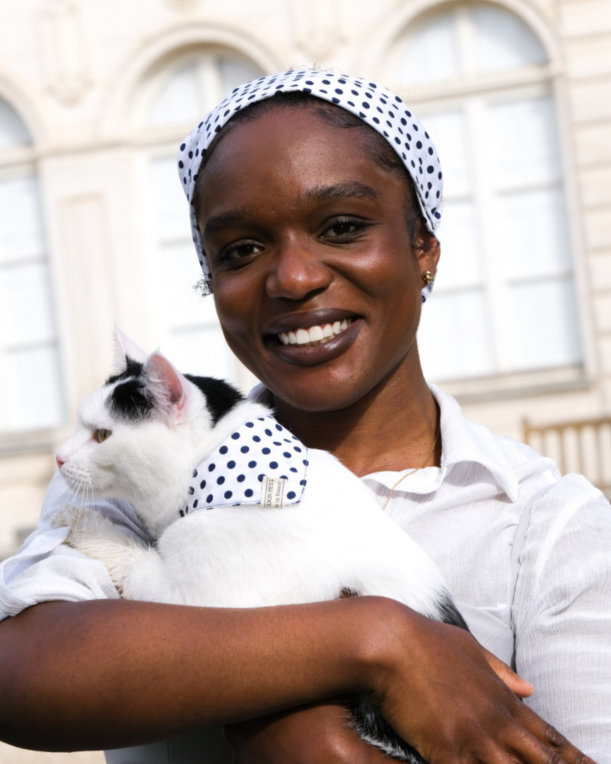 Bandana Céleste Blanc | Chien & Chat
