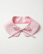 bandana chien Col claudine vichy rose pale accessoires faits main Cocoon Pets, vue packshot