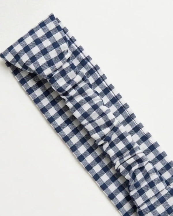 Bandeau Claudine Vichy Bleu